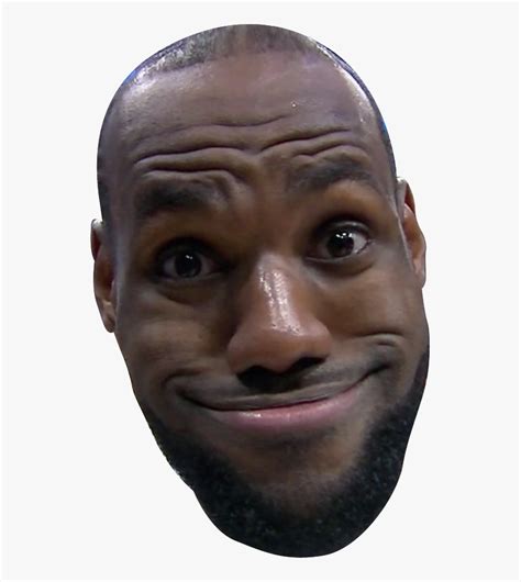 Lebron James Funny Face Cleveland Cavaliers Youtube - Lebron James Face Png, Transparent Png ...