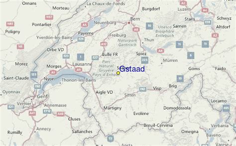 Gstaad Ski Resort Guide, Location Map & Gstaad ski holiday accommodation