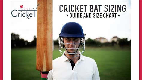 Cricket Bat Size Guide: How to Choose a Cricket Bat - Its Only Cricket