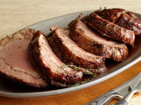 Roast Prime Rib with Thyme Au Jus Recipe | Bobby Flay | Food Network