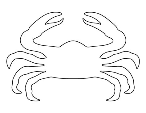 Crab Stencil Printable | #New Concept