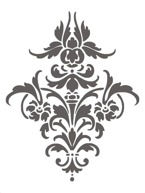 Damask Stencil Printable Free | Free Printable A to Z