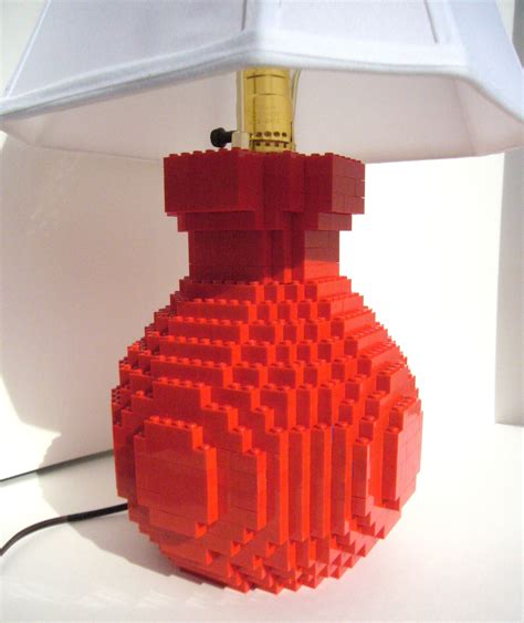 Custom Brick Lamp | Lamp, Lego lamp, Custom bricks