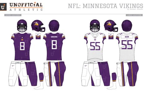 UNOFFICiAL ATHLETIC | Minnesota Vikings Rebrand