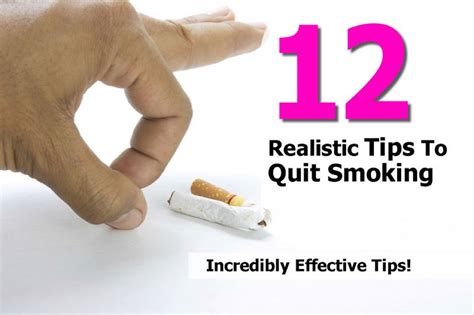 12 Realistic Tips To Quit Smoking