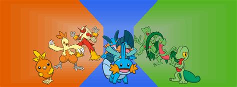 Gen 3 starters and their evos. by Vyranitar on DeviantArt