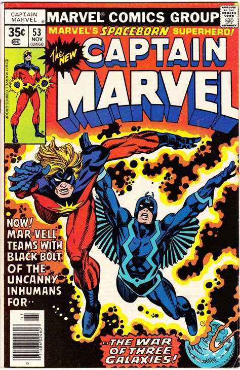 Captain Marvel #52 (1968 1st Series) September 1977 Marvel Comics Grade VF Ms Marvel, Captain ...