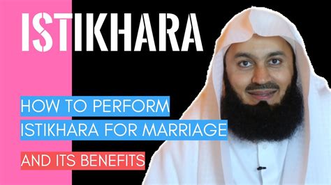 Istikhara: How to perform Istikhara prayer for marriage & its benefits I Mufti Menk (2019) - YouTube