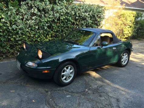 Mazda MX-5 Miata Convertible 1991 Green For Sale. jm1na3511m1227977 1991 Special Edition British ...