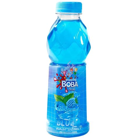 Popping Boba Drink Blue Raspberry 500ml 12 Bottel - American Candy N Drinks Ltd