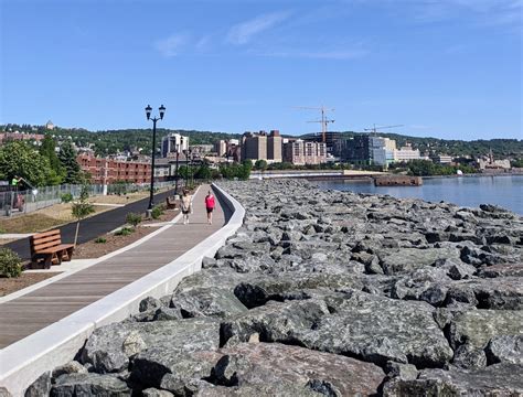 Duluth reopens Lakewalk in Canal Park, and it's megastorm-ready