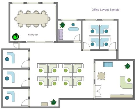 With Edraw office layout software, you can draw an effective office layout which will provide ...