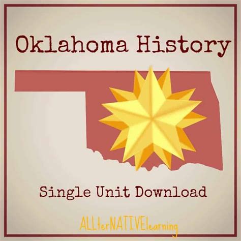 Oklahoma History Homeschool Curriculum (K-12)