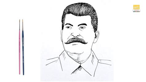 Joseph Stalin drawing easy II How to draw Joseph Stalin drawing step by step II #artjanag ...