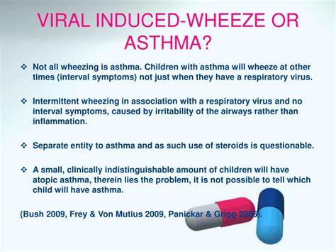 PPT - THE USE OF STEROIDS TO TREAT VIRAL INDUCED WHEEZE. PowerPoint Presentation - ID:576399