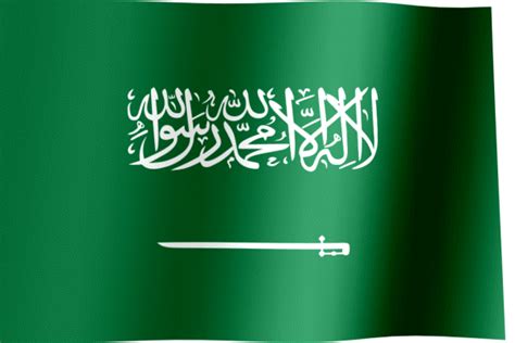 Flag of Saudi Arabia (GIF) - All Waving Flags