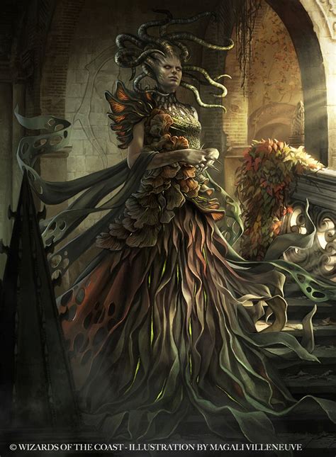 Vraska, Regal Gorgon MtG Art from Guilds of Ravnica Set by Magali ...