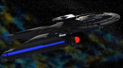 Starfleet ships — Luna-class USS Titan, as seen in Star Trek...