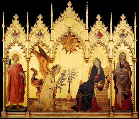 ALMA Y LIENZO: La Anunciación de Simone Martini