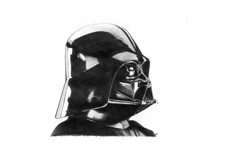 DARTH VADER Pencil Drawing - Etsy UK