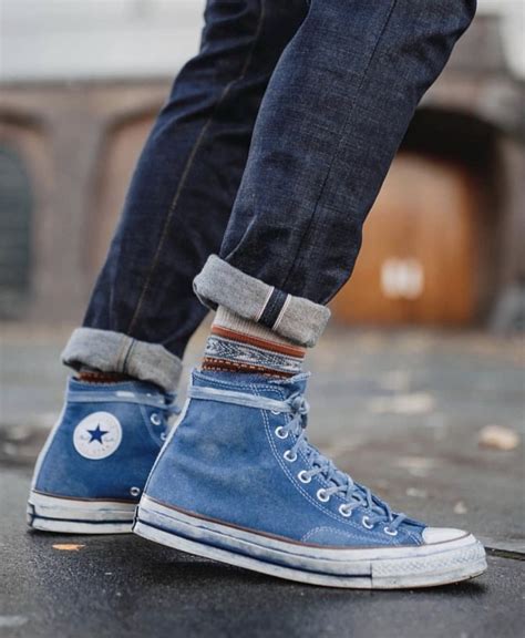 Pin by Straho on Men's clothes and stuff 2 | Blue converse outfit, Blue ...