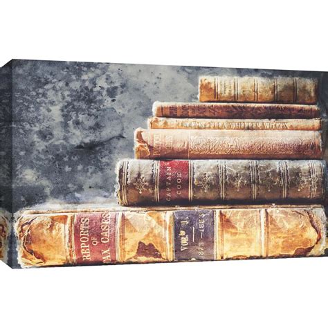 Ptm Images Old Books Ii Canvas Wrap Wall Art 30 X 20 | Wall Art ...