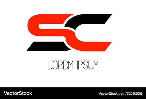 Sc logo Royalty Free Vector Image - VectorStock