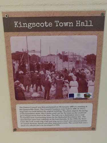 Kingscote Town Hall History | 43 Dauncey St, Kingscote. | Flickr