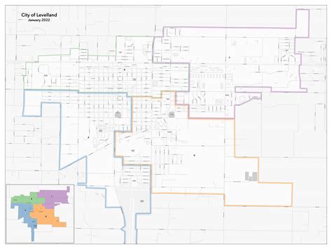 Council Districts Map | Levelland, TX - Official Website