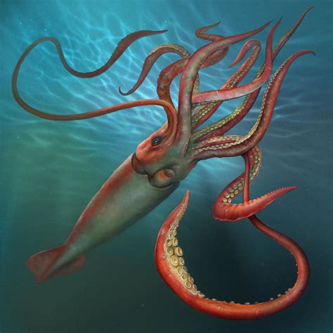 Giant Squid by EldarZakirov on DeviantArt