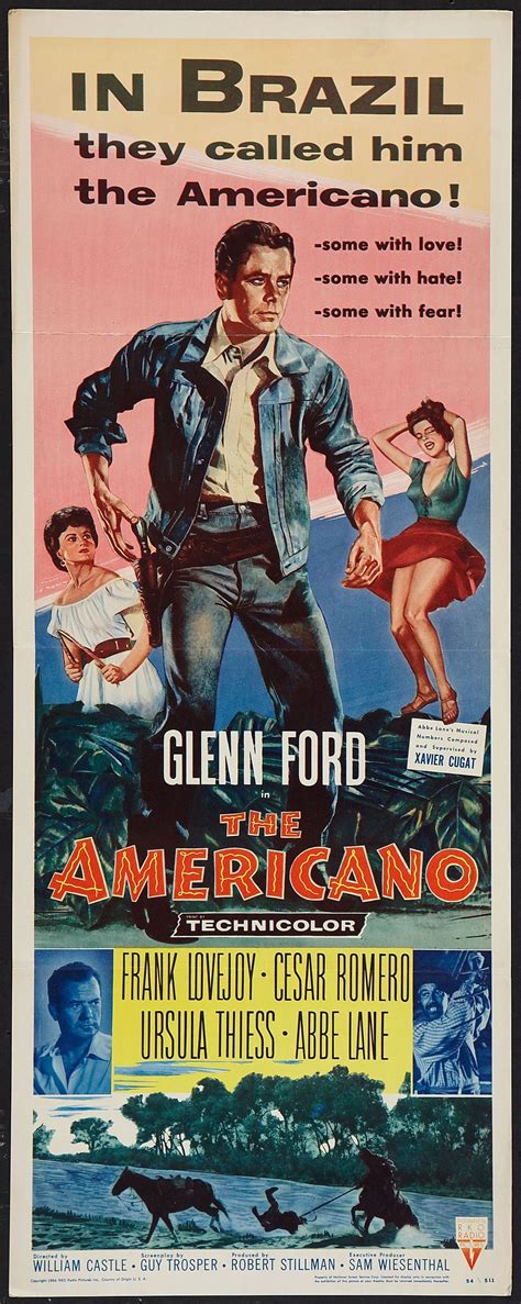 The Americano (RKO, 1954). Insert (14" X 36"). Western.. ... Movie | Lot #51021 | Heritage ...