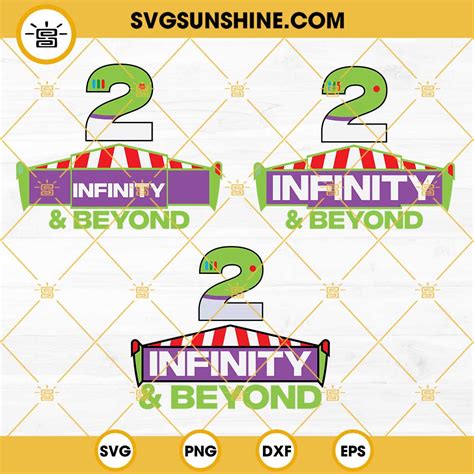 Two Infinity And Beyond SVG Bundle, To Infinity And Beyond SVG, 2nd Birthday SVG