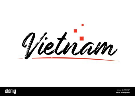 Vietnam country typography word text suitable for logo icon design ...