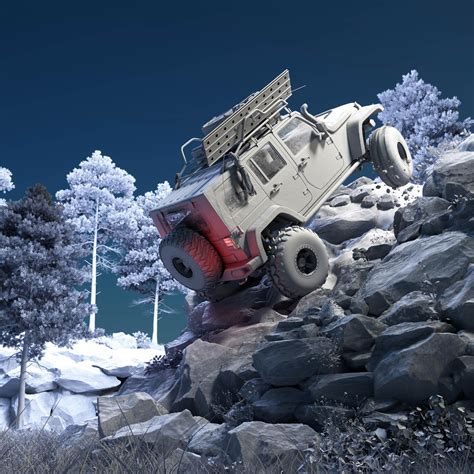 Rock Climbing Jeep - 3d artist William Paul Minnaar - Hum3D