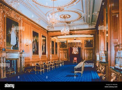 Garter Throne Room,Windsor Castle,Windsor,England Stock Photo - Alamy