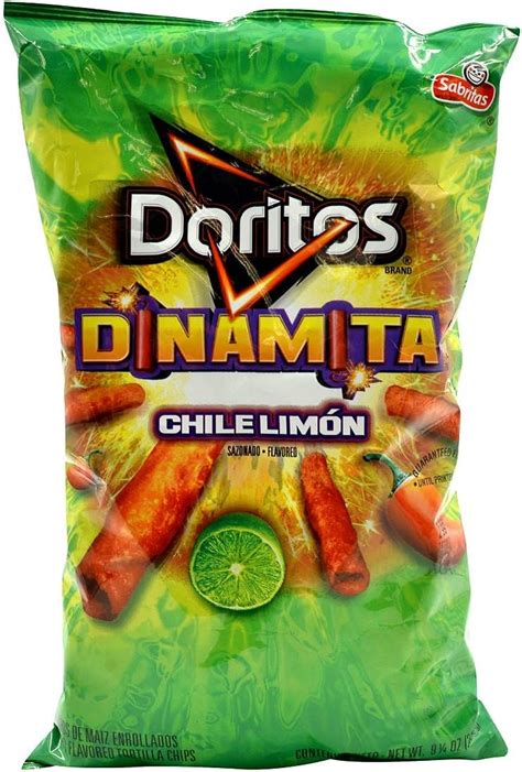 Doritos, Dinamita, Chile Limon Rolled Tortilla Chips, 9.75oz Bag (Pack ...