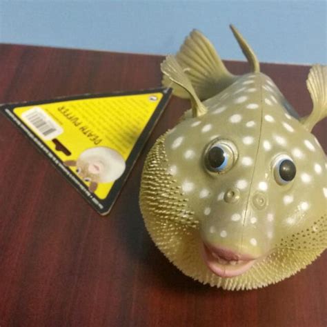 [Reserved] Rubber Puffer Fish Squeaky Toy, Hobbies & Toys, Toys & Games ...