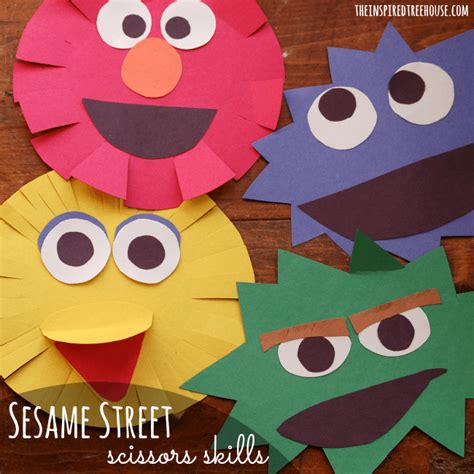 SIMPLE SESAME STREET CRAFT FOR KIDS - The Inspired Treehouse