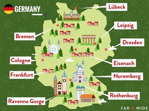 Map of Germany’s Best Christmas Markets | Far & Wide