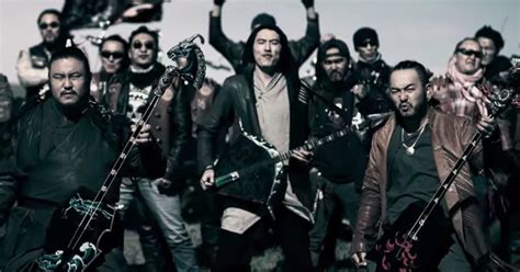 Mongolian Heavy Metal Band Perform Using Traditional Tribal Instruments