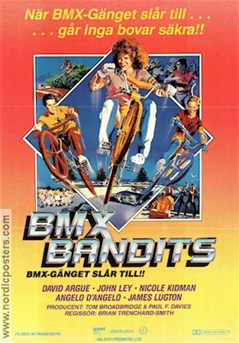 BMX Bandits poster 1985 Nicole Kidman original