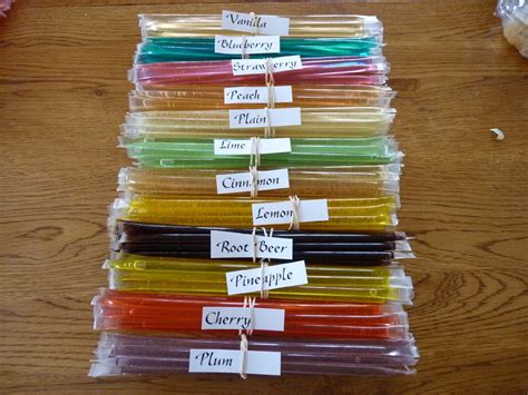 50 Flavored Honey Sticks.Pick your own 5 by SugarHillEnterprises