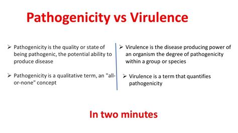 Pathogenicity vs Virulence | Differences between Pathogenicity and ...