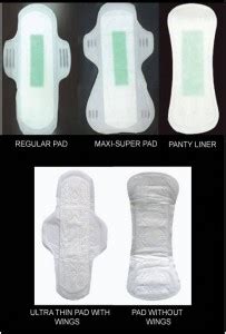 What are Sanitary Pads / Types