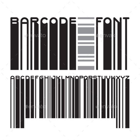 Barcode Typeface Font | Barcode design, Typeface font, Barcode logo