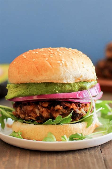 Spicy Black Bean Veggie Burgers - The Roasted Root