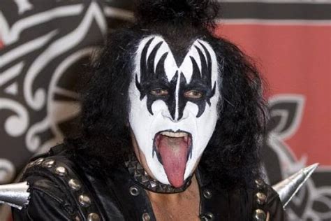 Gene Simmons Makeup Template