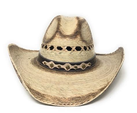 Texas West Men's & Women's Western Style Cowboy/Cowgirl Straw Hat - Walmart.com - Walmart.com