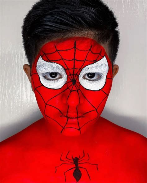 Spiderman Face Painting For Kids