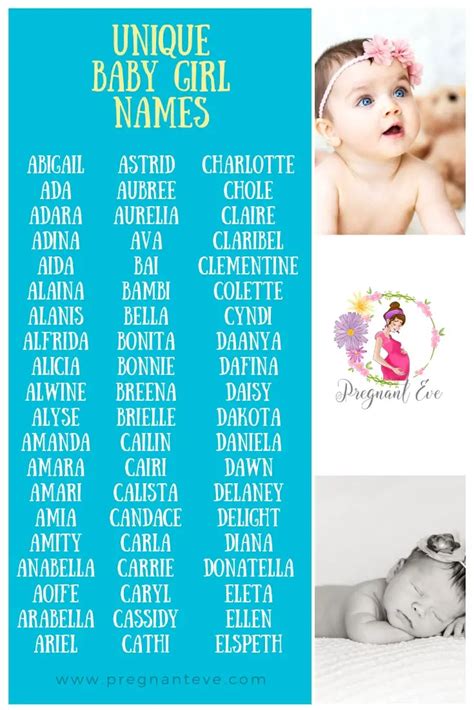 191 Unique Baby Girl Names And Meanings For The Year 2024!